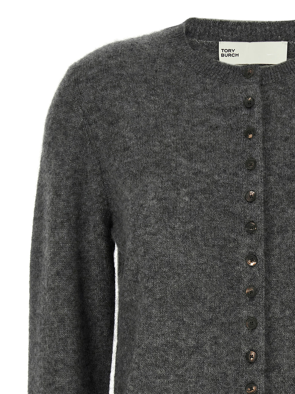Gray Cashmere Cardigan