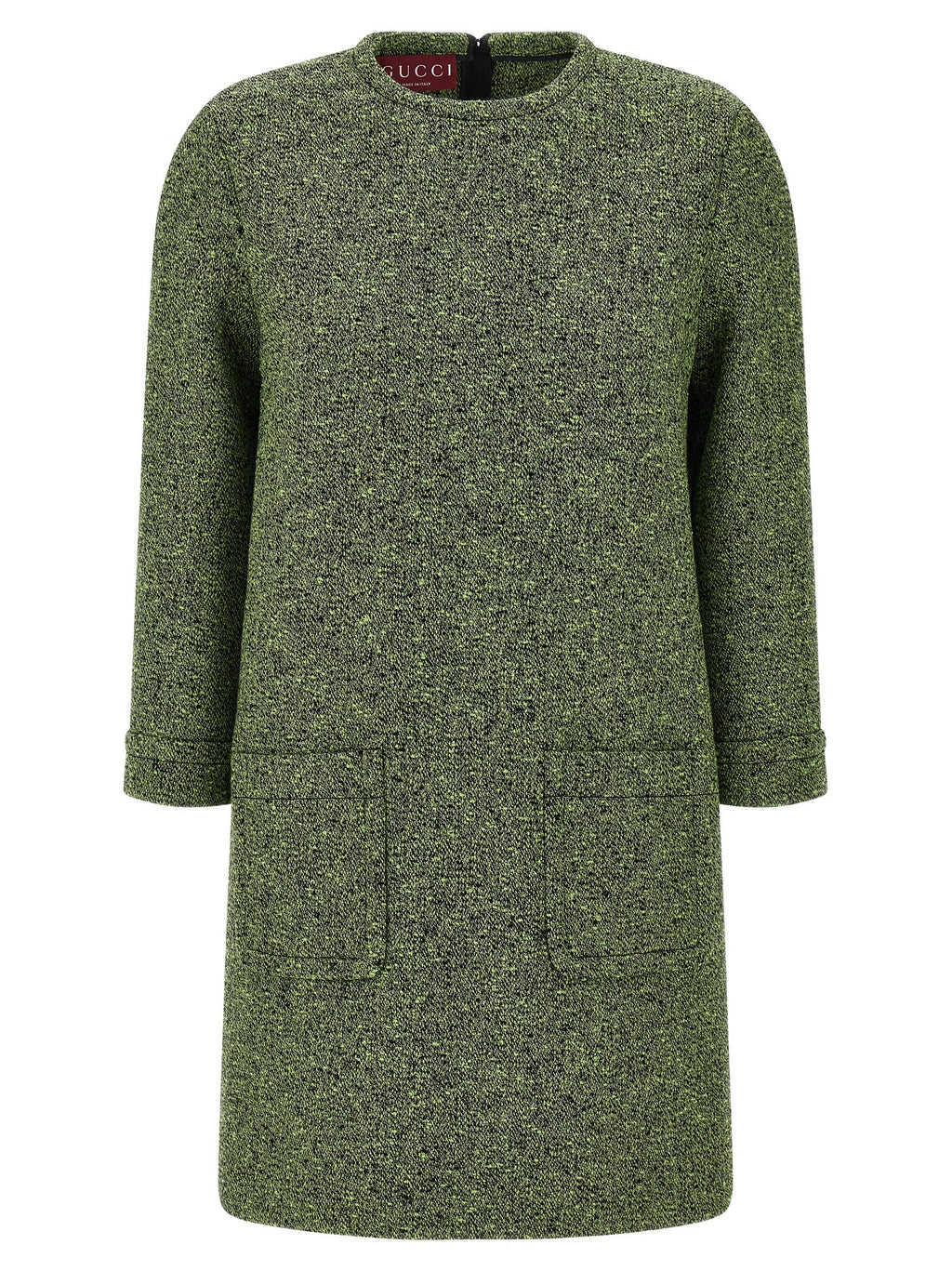 Bicolor Cotton Short Dress