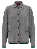 Gray Wool Cardigan