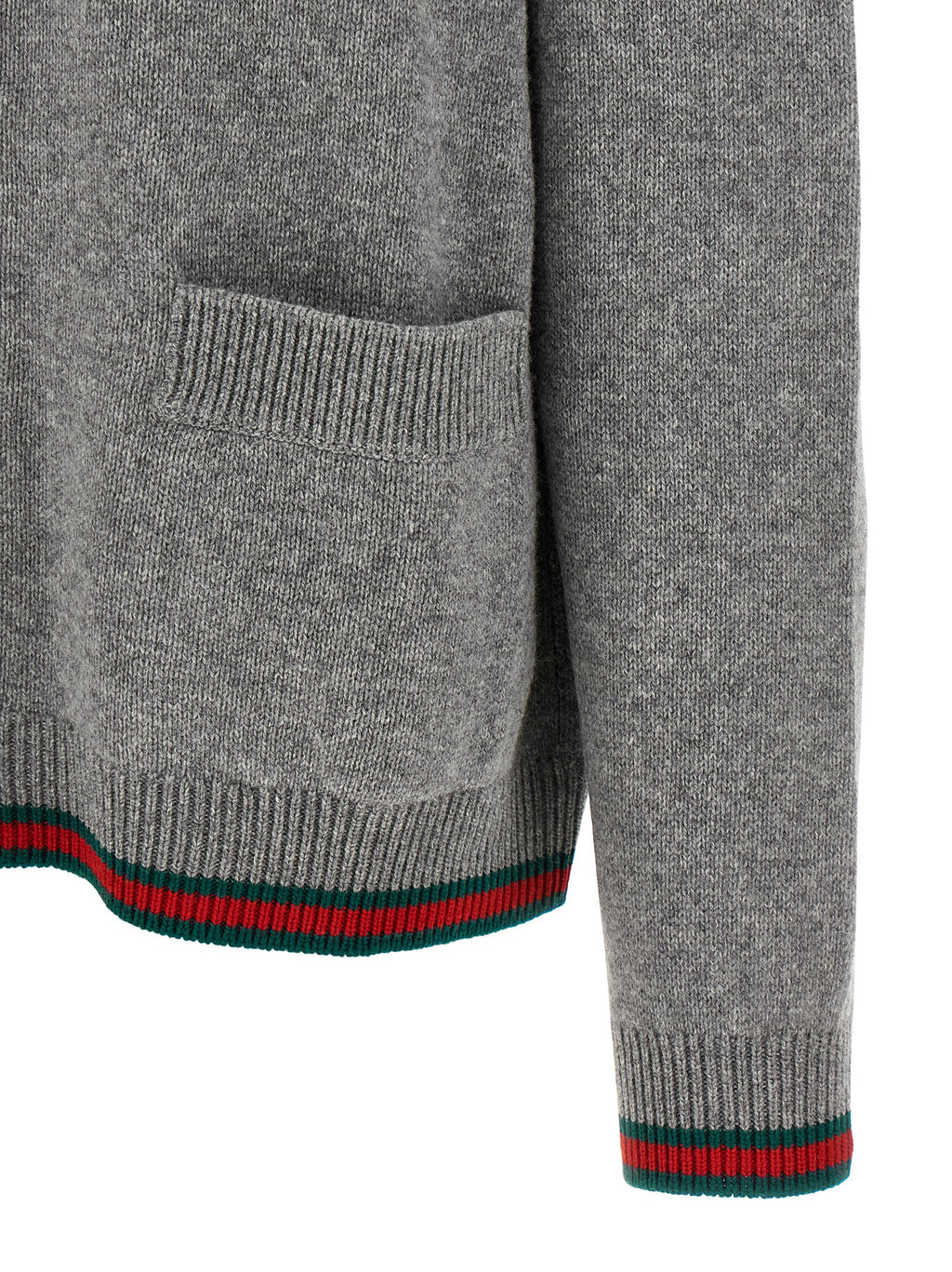 Gray Wool Cardigan