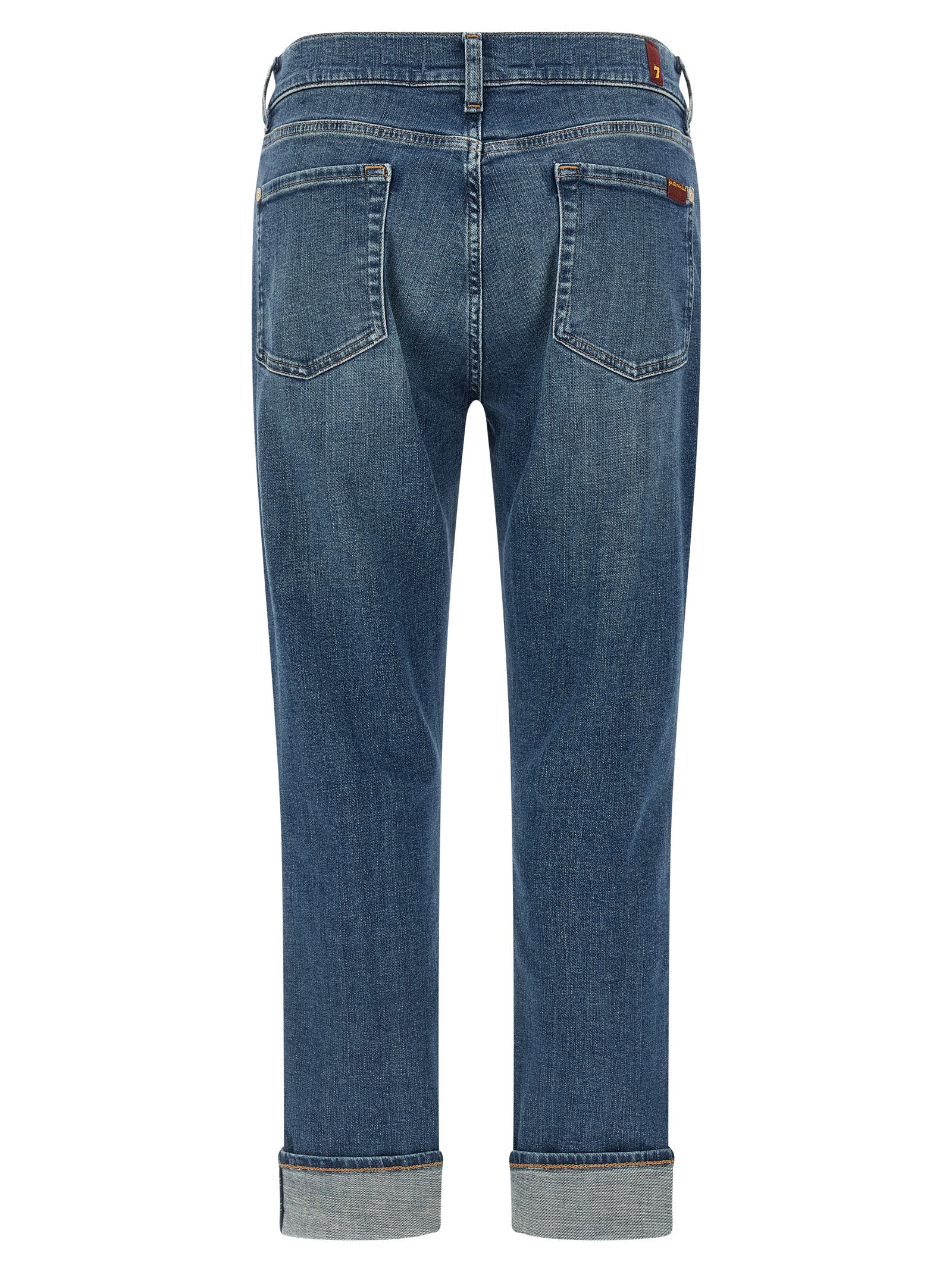 Blue Cotton Relaxed Fit Jeans
