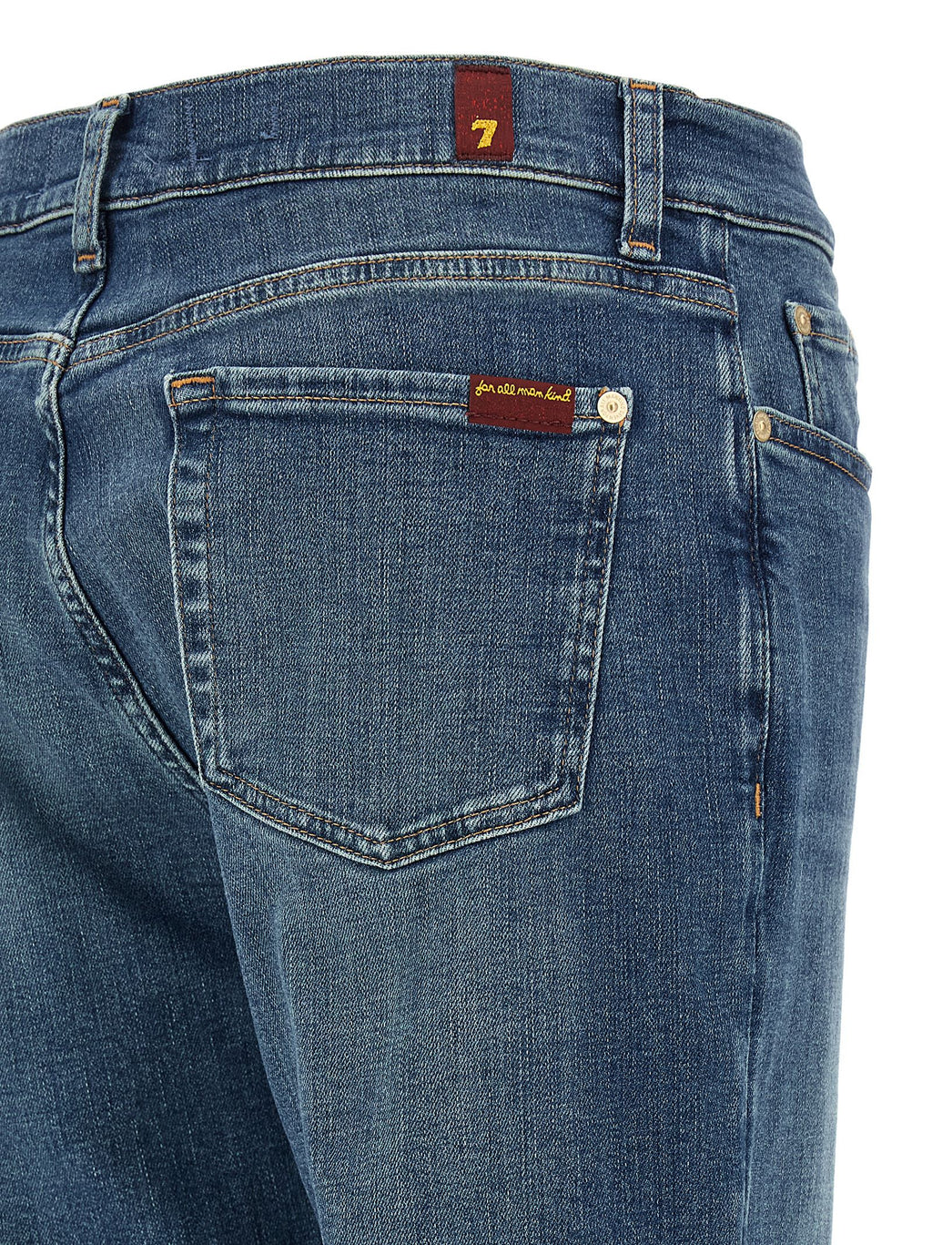 Blue Cotton Relaxed Fit Jeans