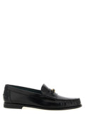Black Calfskin Slip-On Loafers
