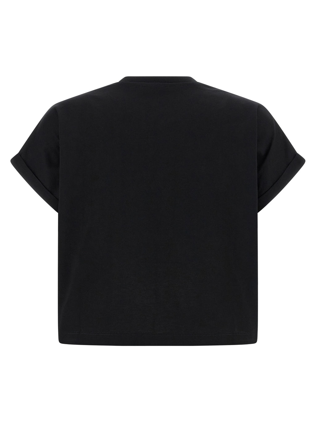 Black Cotton T-Shirt