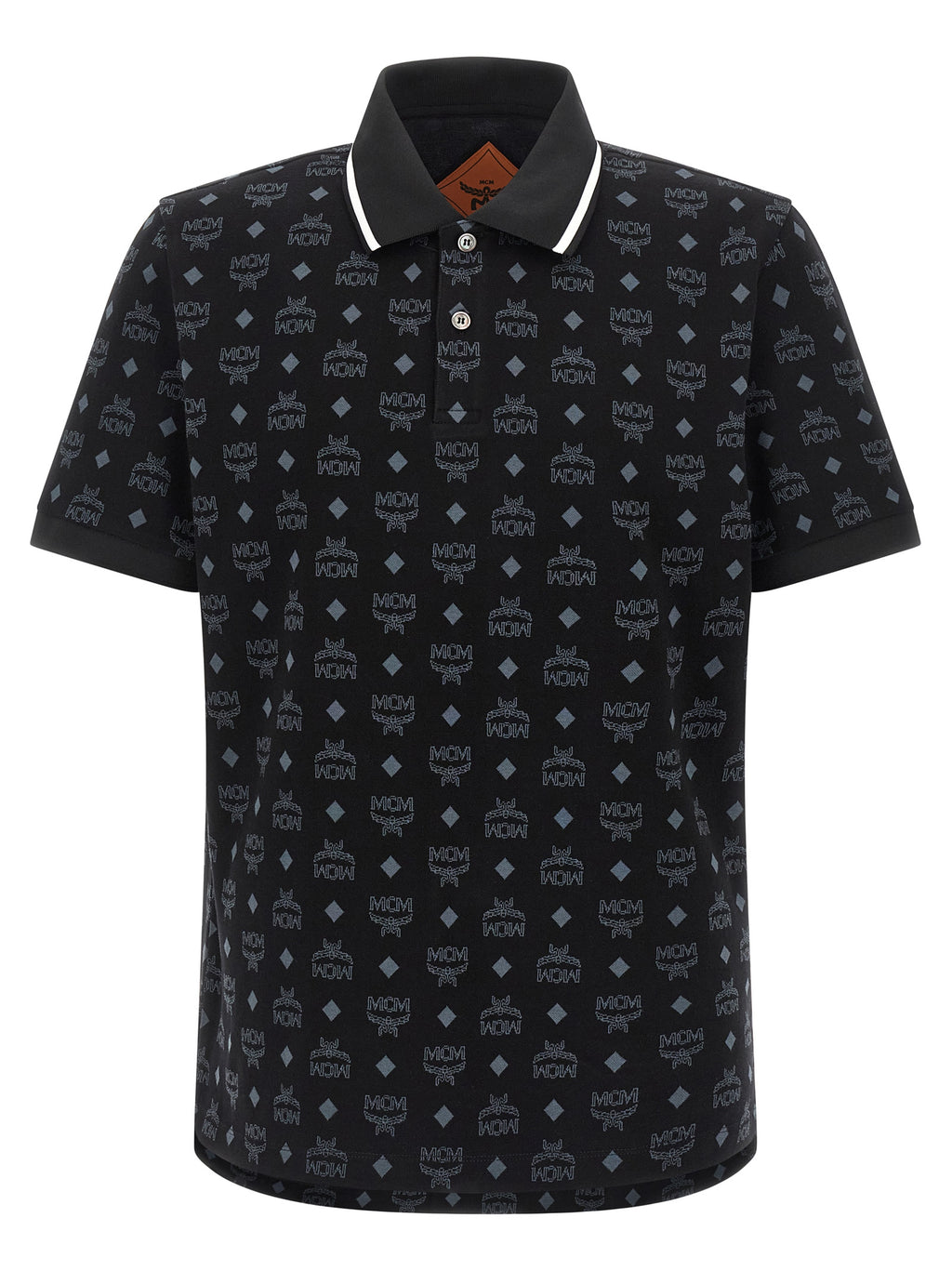 Black Cotton Polo Shirt