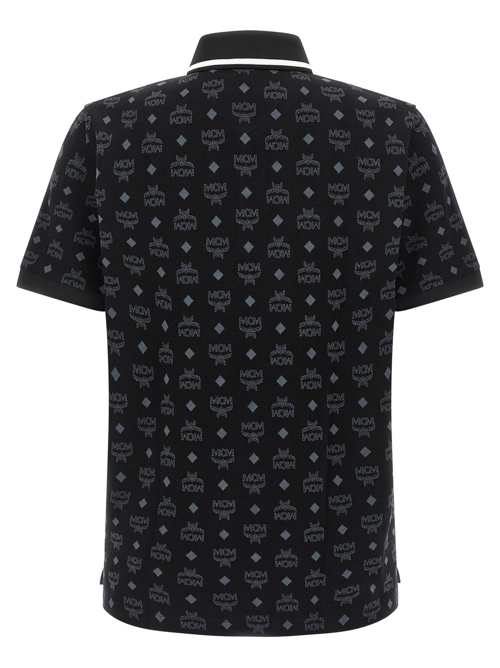 Black Cotton Polo Shirt