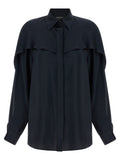 Blue Acetate Blouse