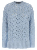 Blue Virgin Wool Cardigan