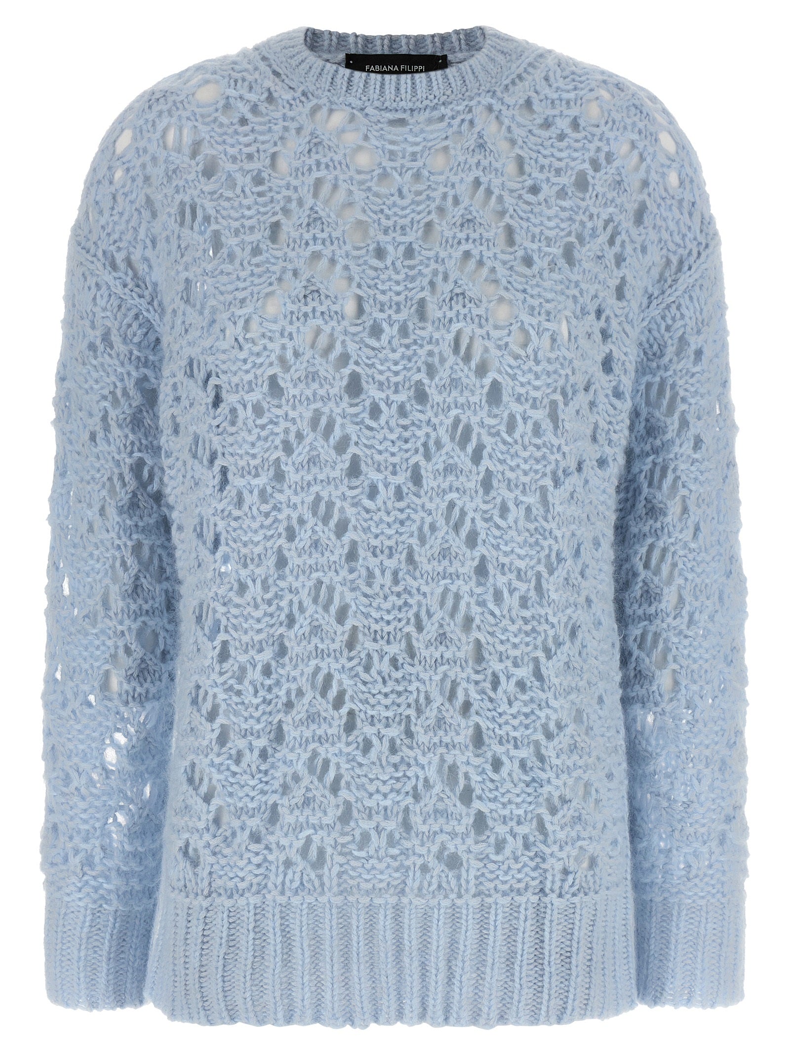 Blue Virgin Wool Cardigan