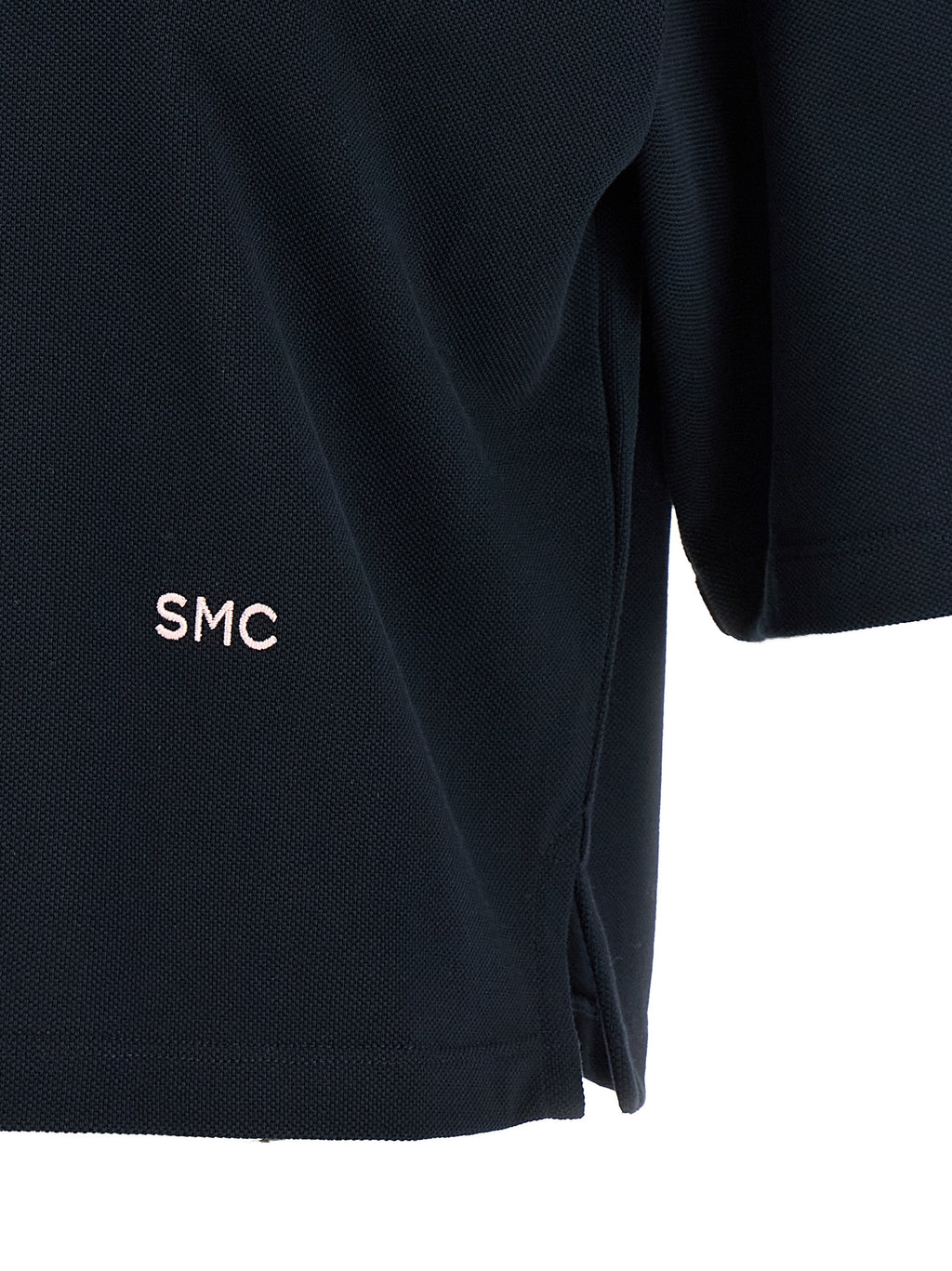 Blue Cotton Polo Shirt