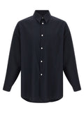 Blue Virgin Wool Blouse