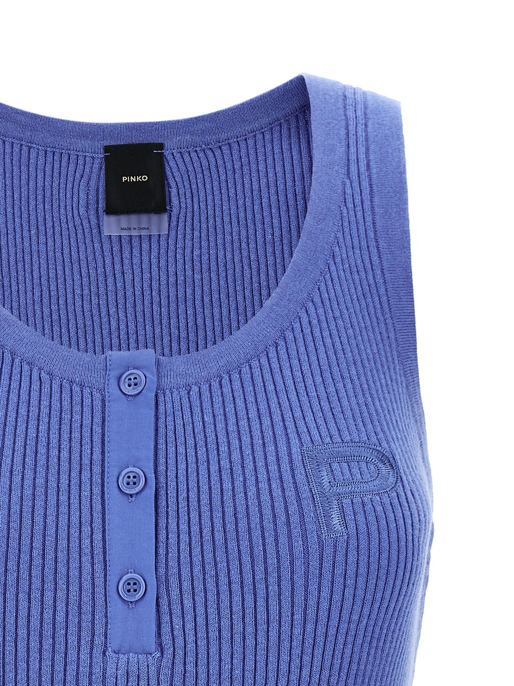 Blue Cotton Tank Tops