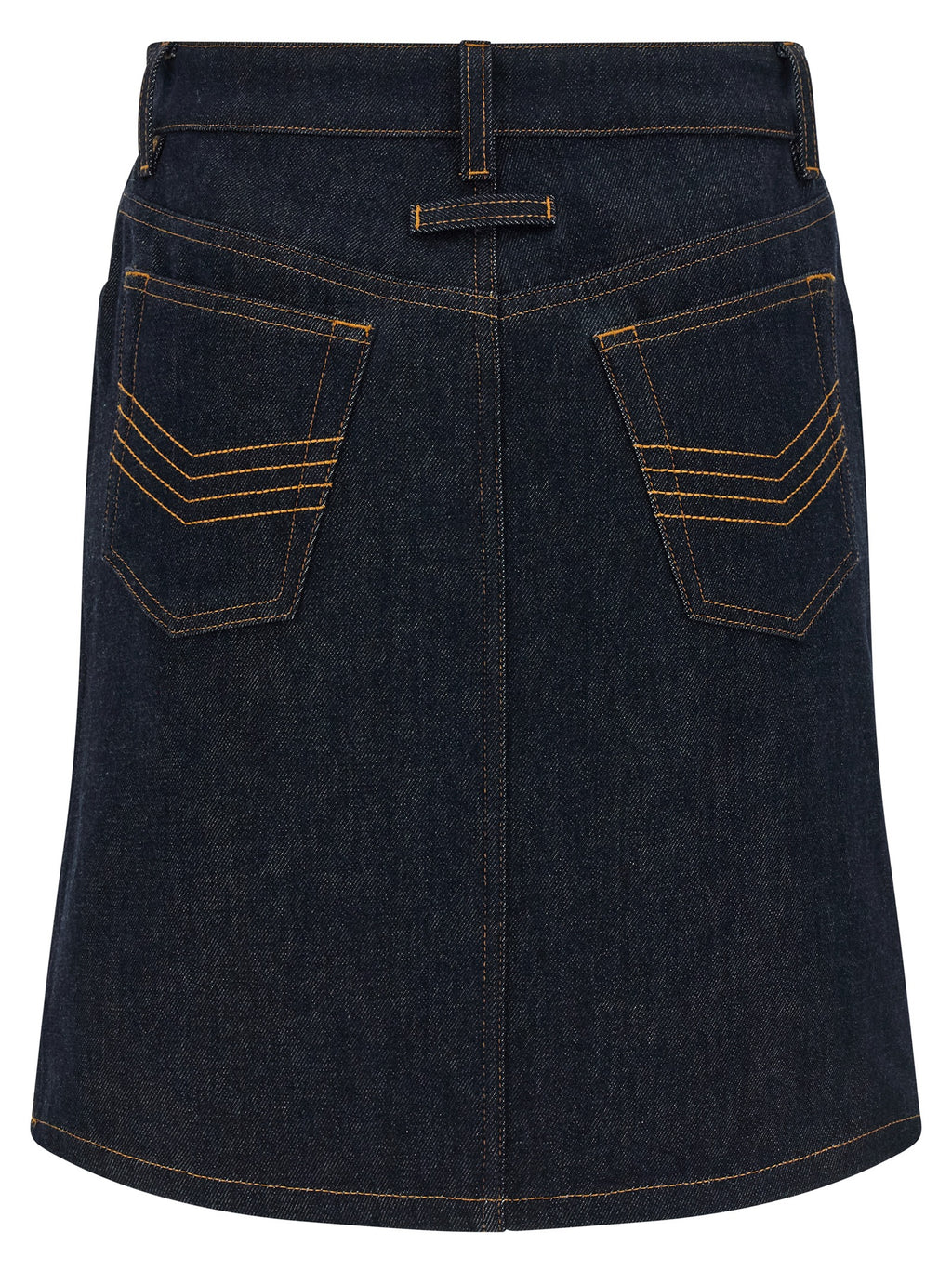 Blue Cotton Long Skirt