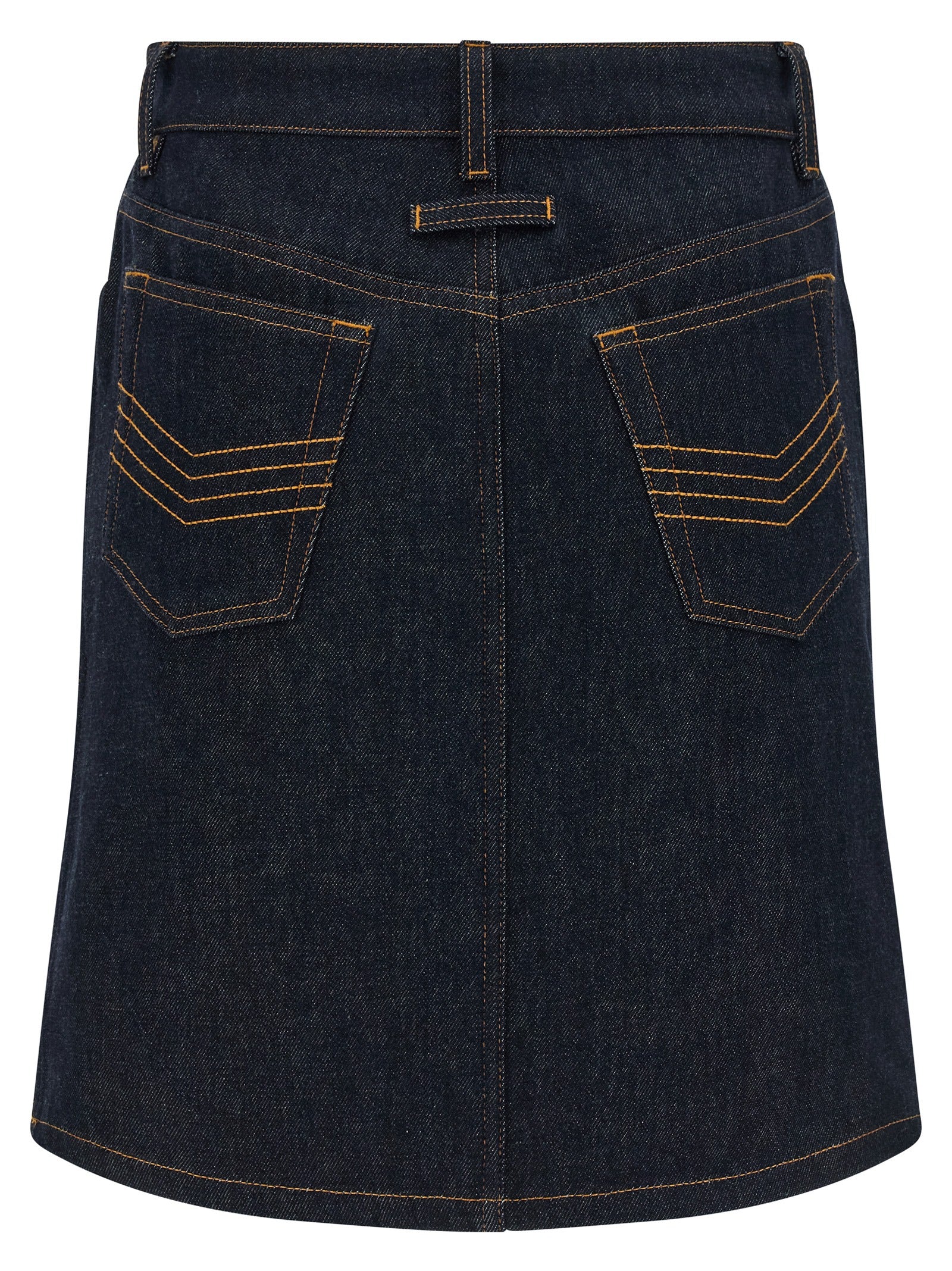 Blue Cotton Long Skirt