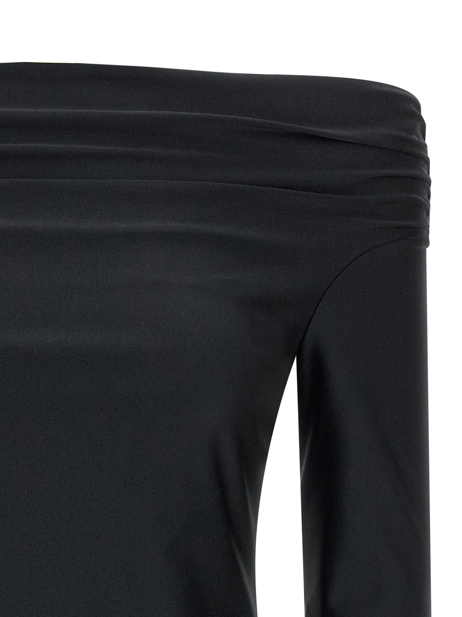 Black Polyamide Tank Tops