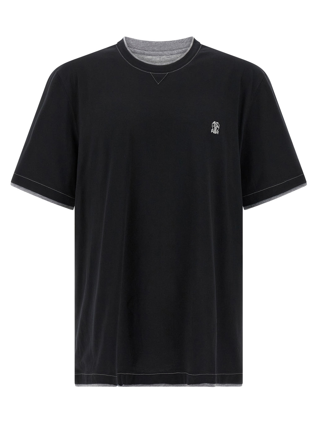 Black Cotton T-Shirt