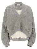 Gray Cotton Sweatshirt