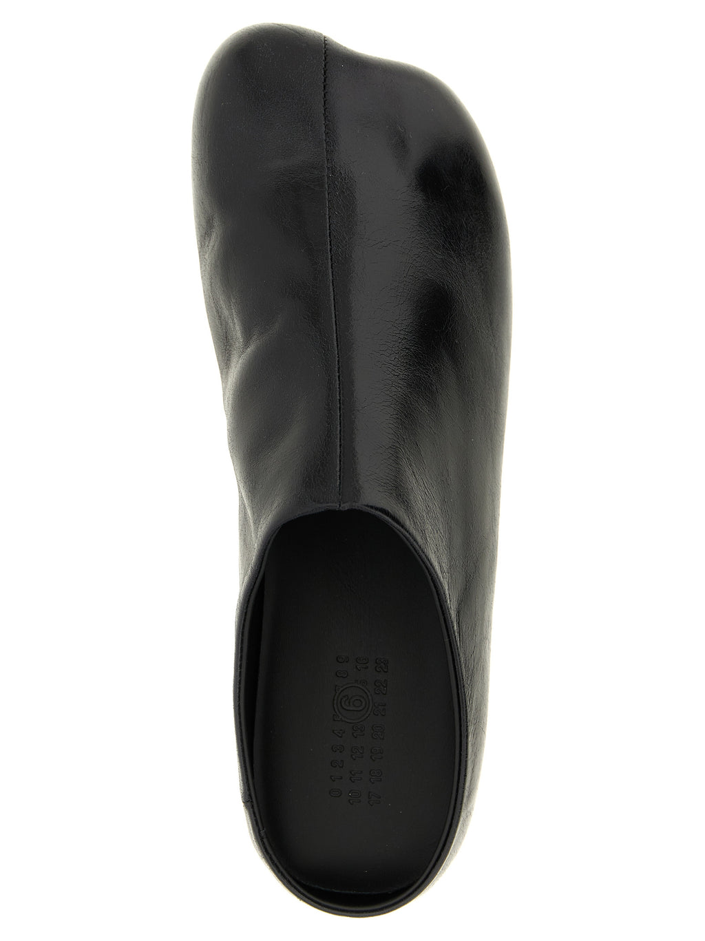 Black Calfskin Clogs