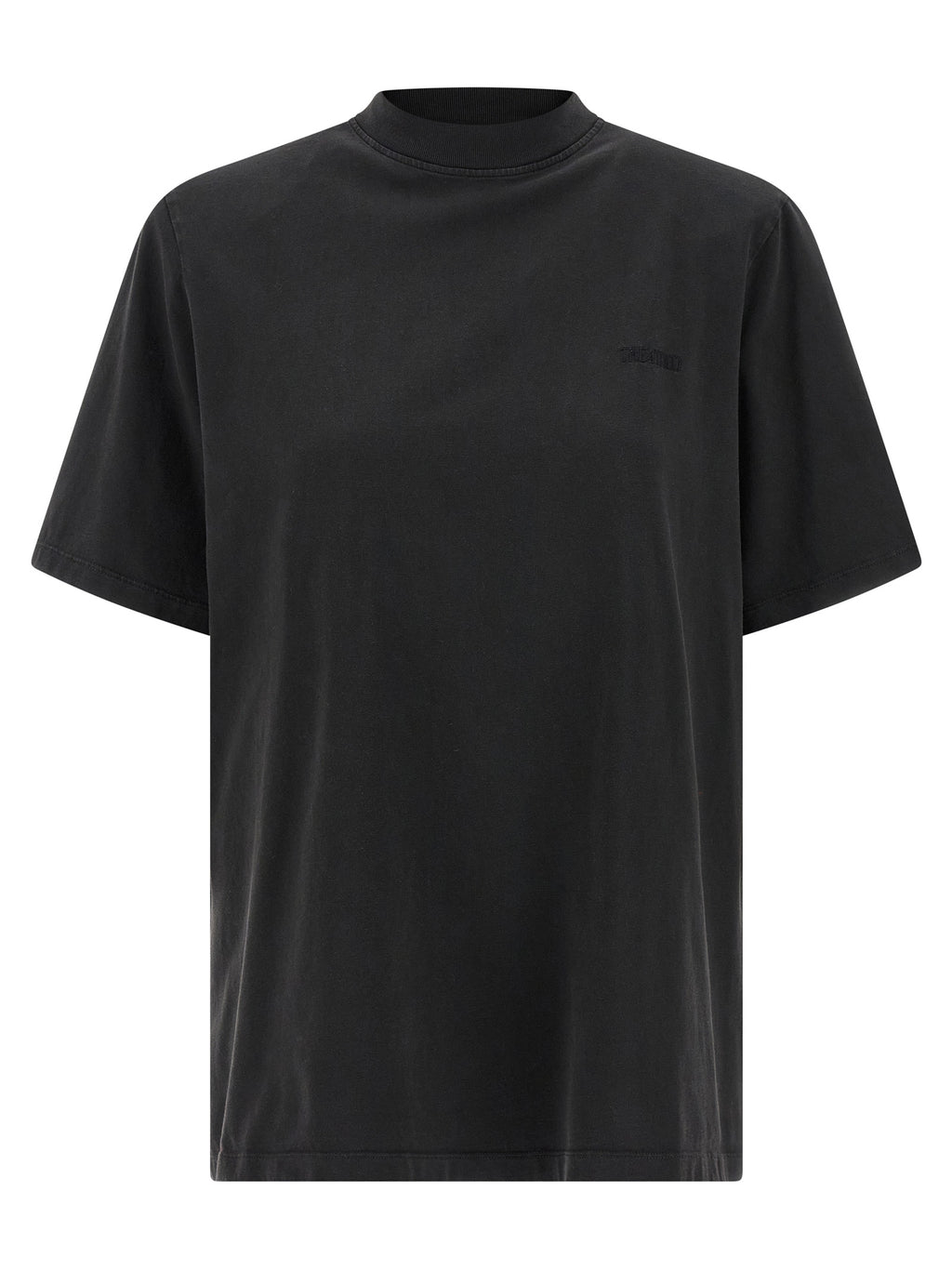 Black Cotton T-Shirt
