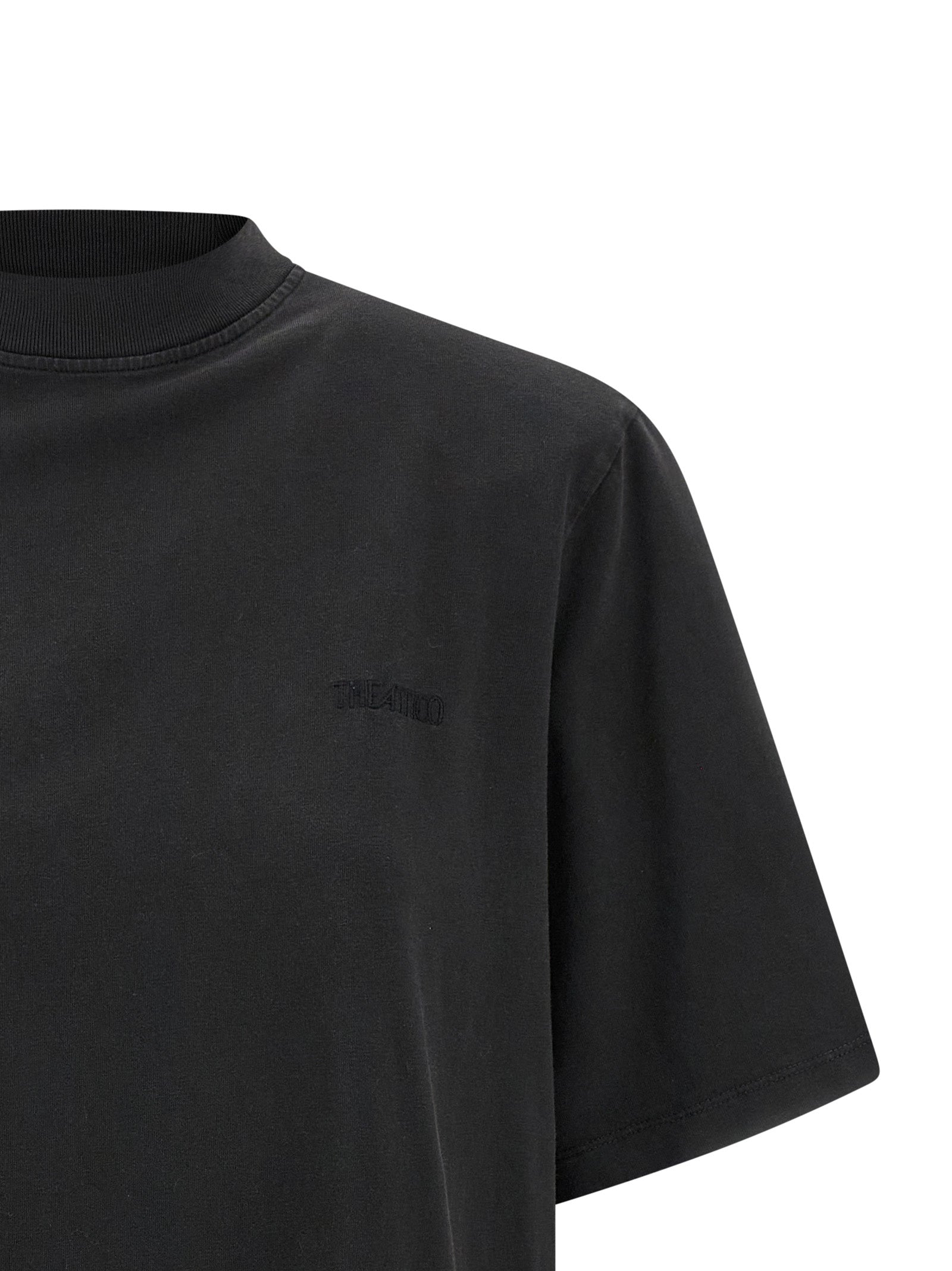 Black Cotton T-Shirt