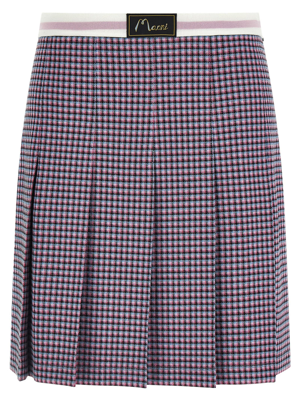 Purple Viscose Long Skirt