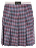 Purple Viscose Long Skirt