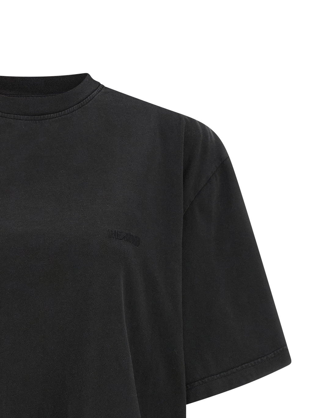 Black Cotton T-Shirt