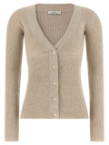 Beige Wool Cardigan