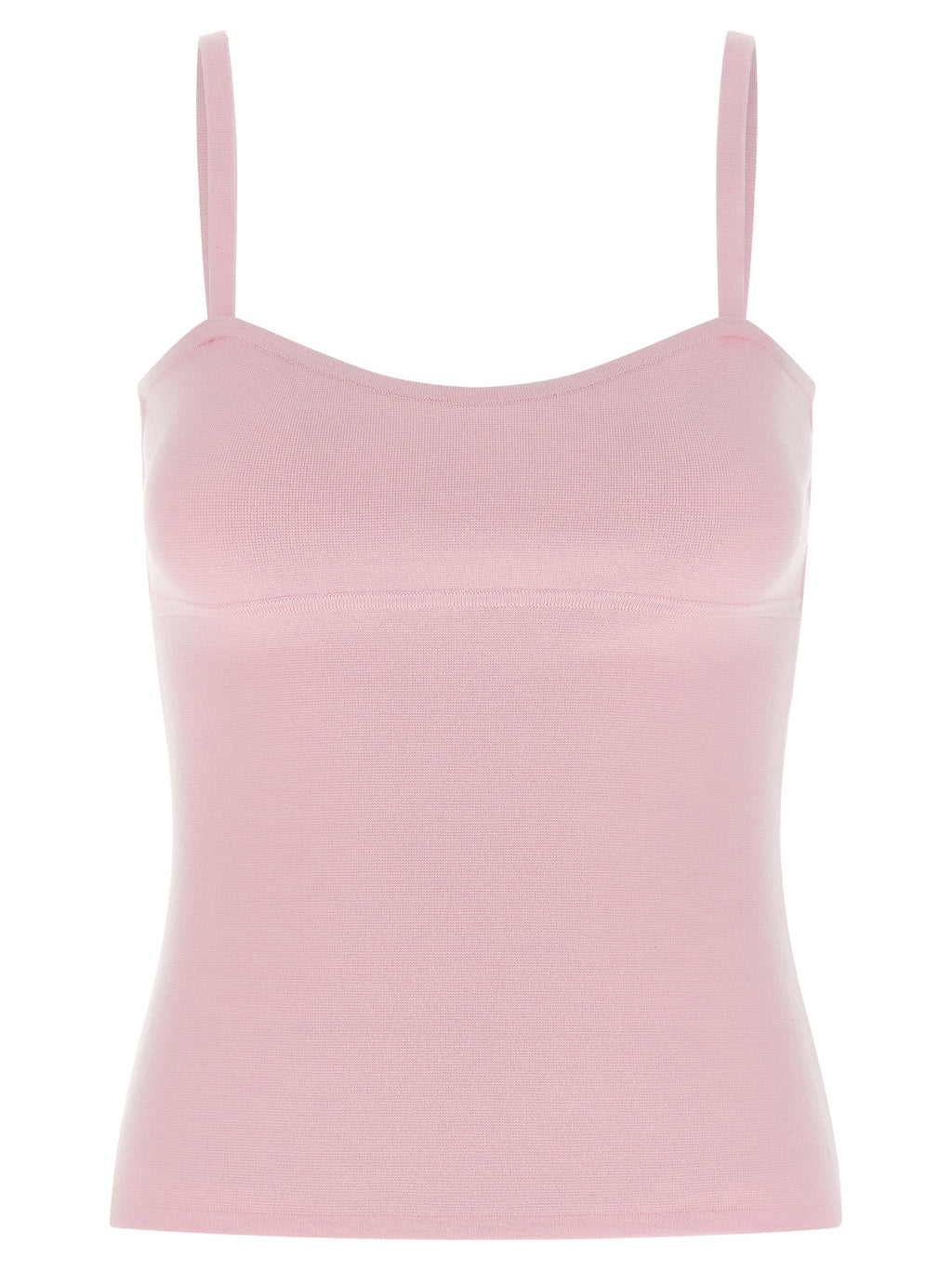 Multicolor Virgin Wool Sleeveles T-Shirt