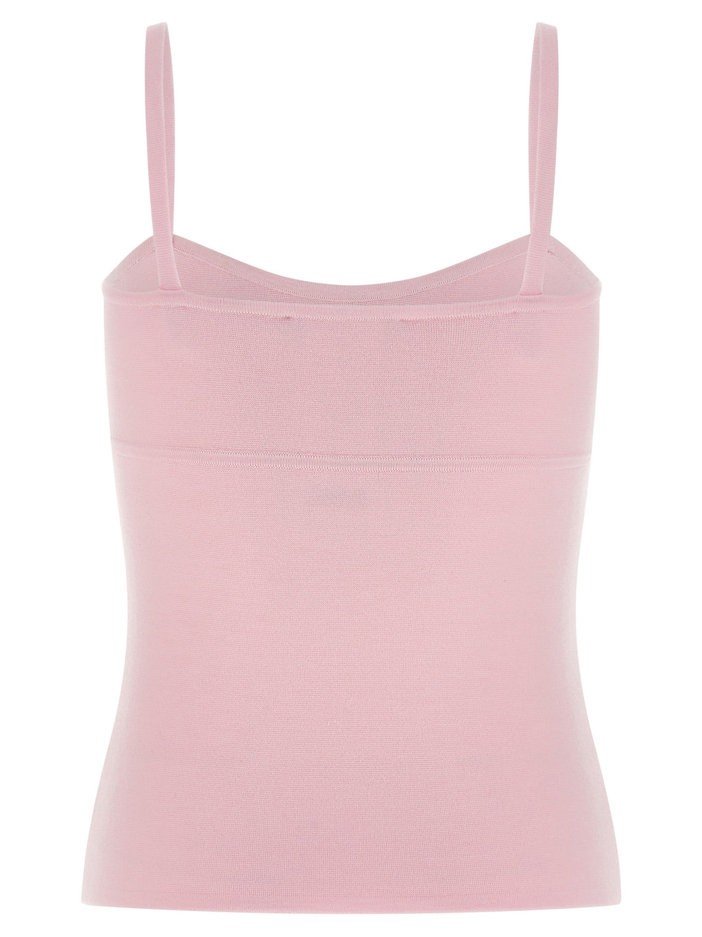 Multicolor Virgin Wool Sleeveles T-Shirt