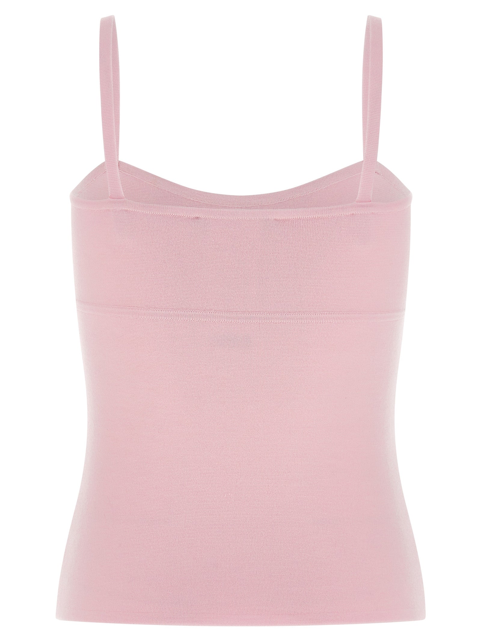 Multicolor Virgin Wool Sleeveles T-Shirt