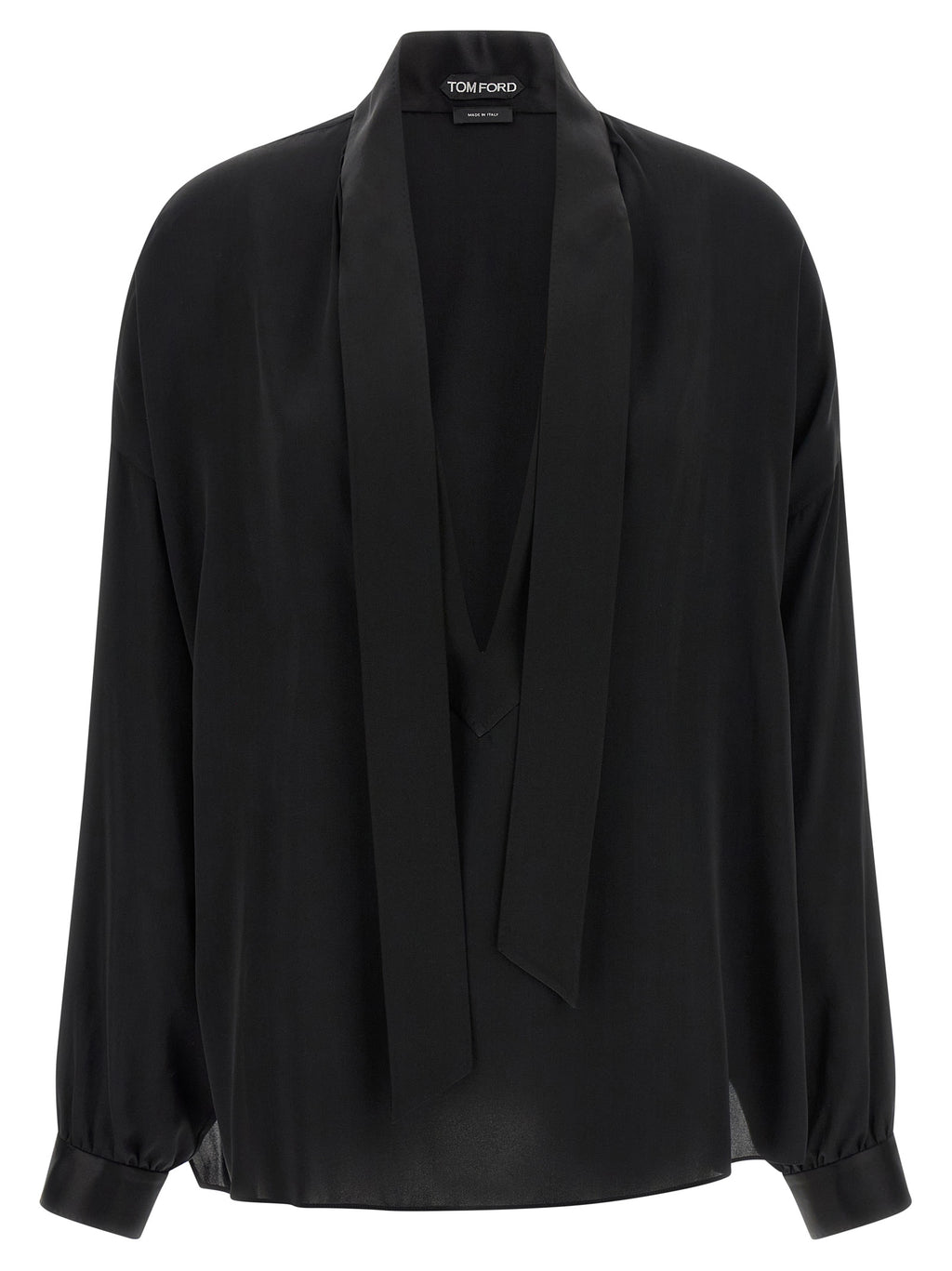 Black Silk Blouse