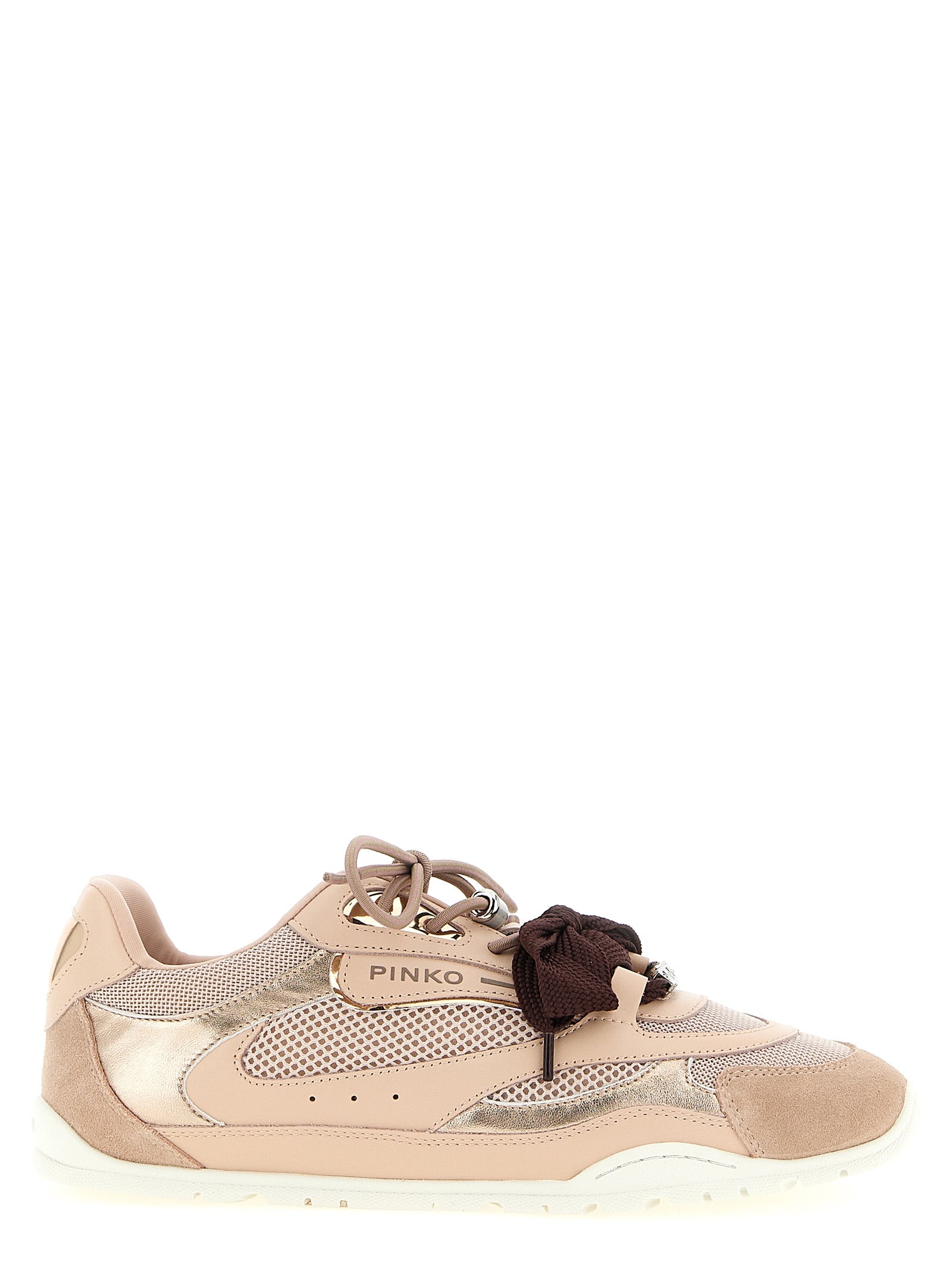 Multicolor Leather Athletic Sneakers
