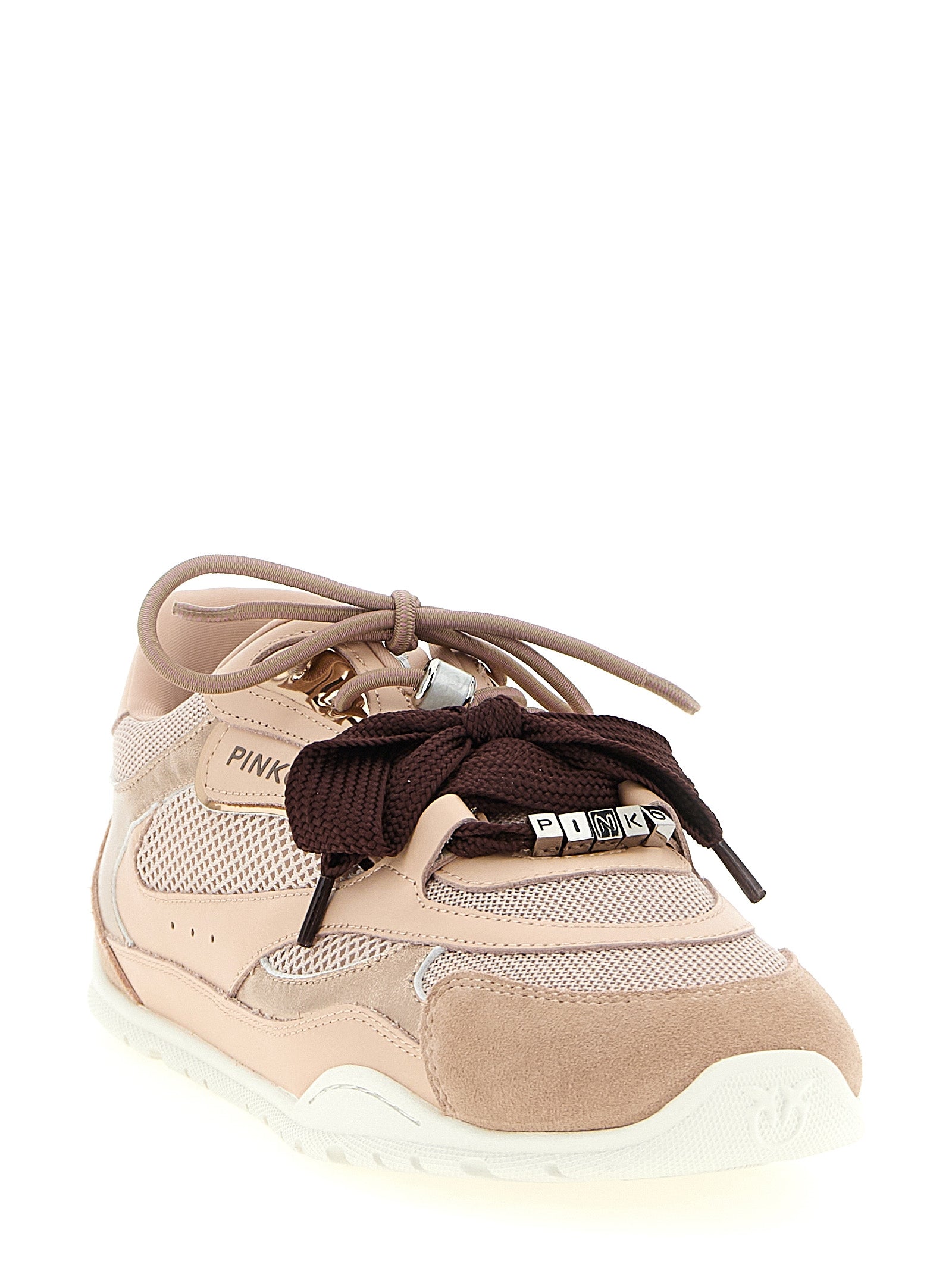 Multicolor Leather Athletic Sneakers