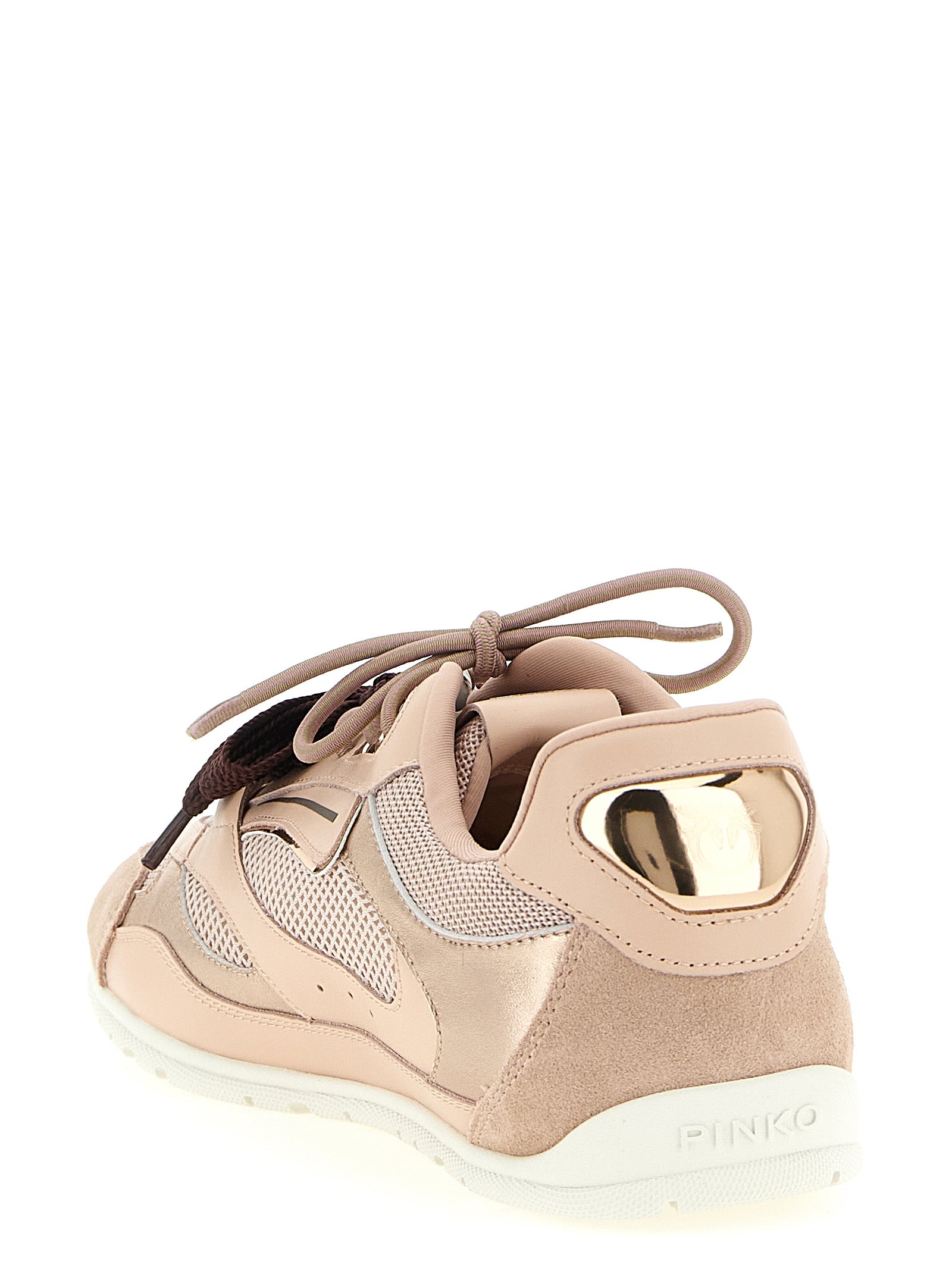Multicolor Leather Athletic Sneakers