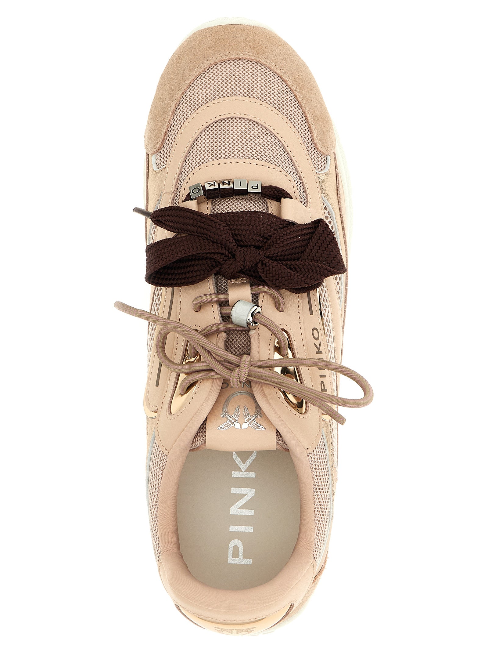 Multicolor Leather Athletic Sneakers