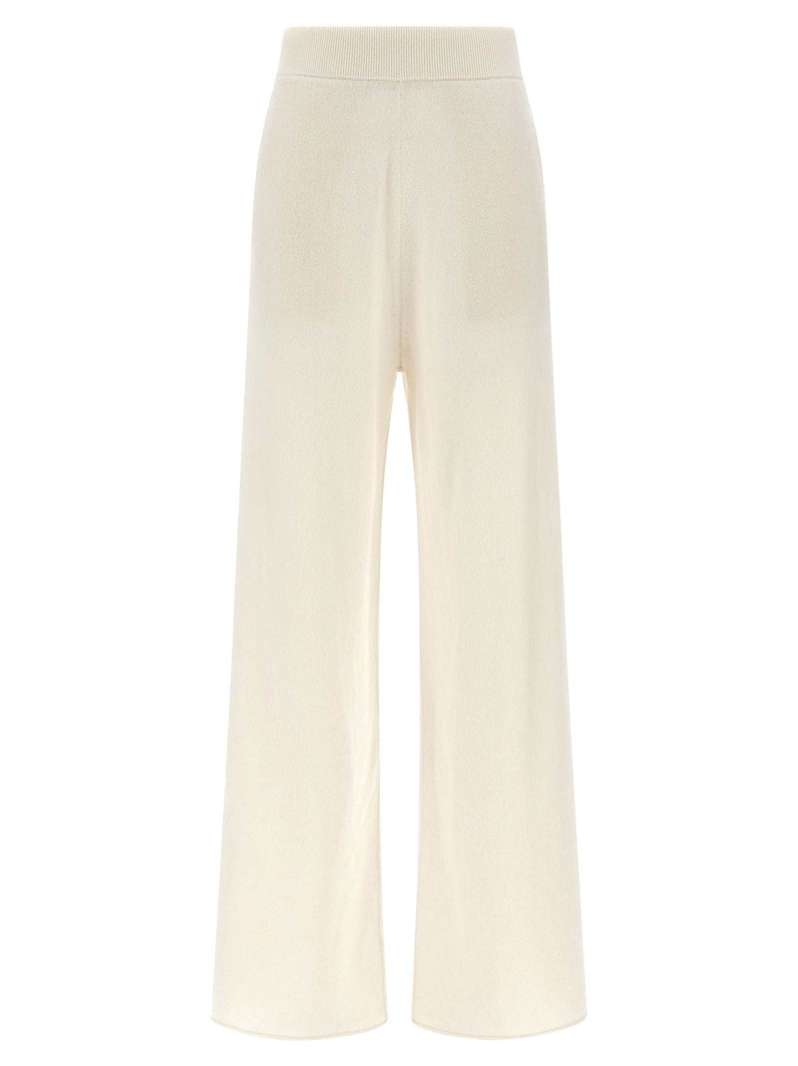 White Cashmere Casual Pants