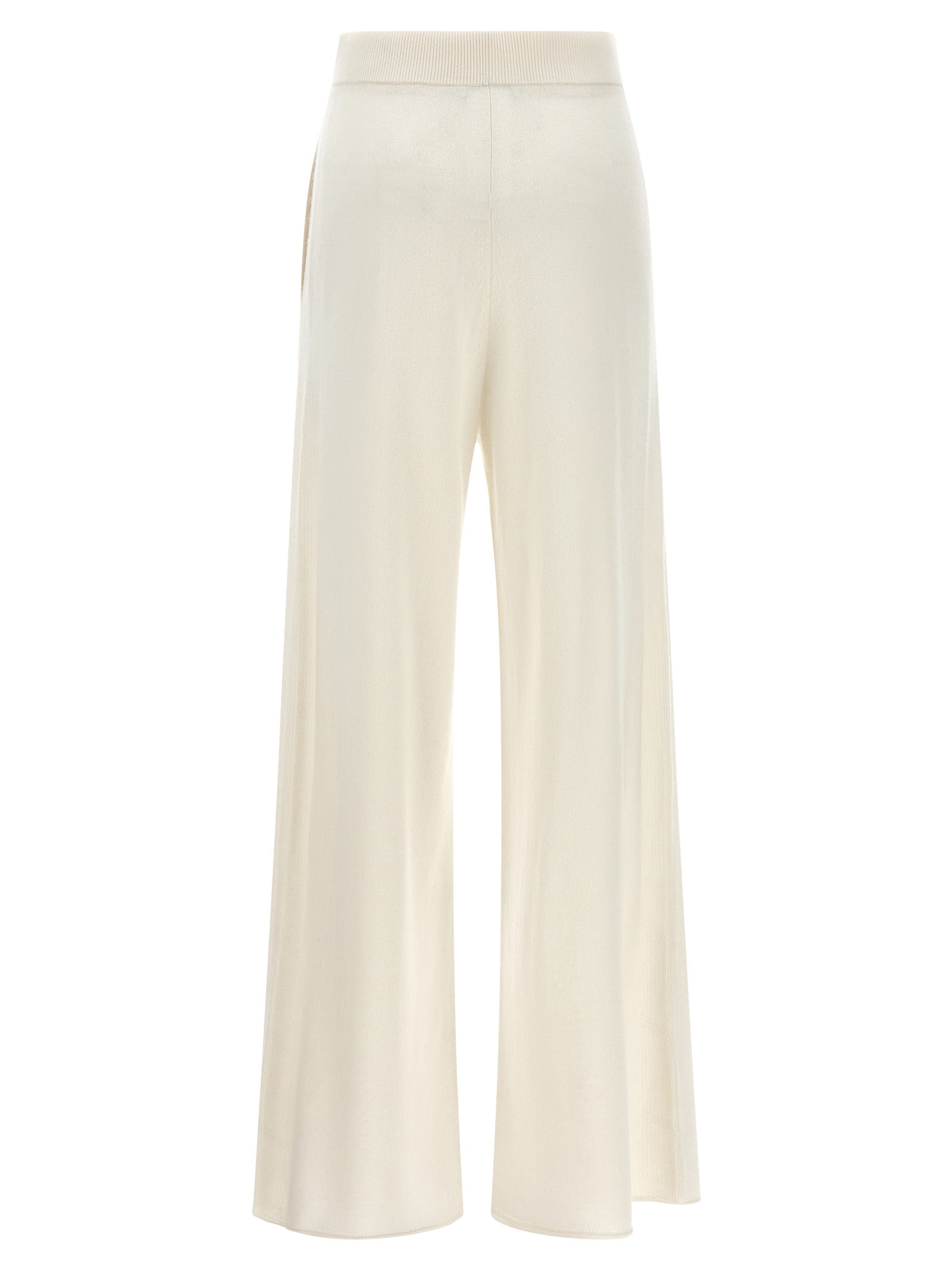 White Cashmere Casual Pants
