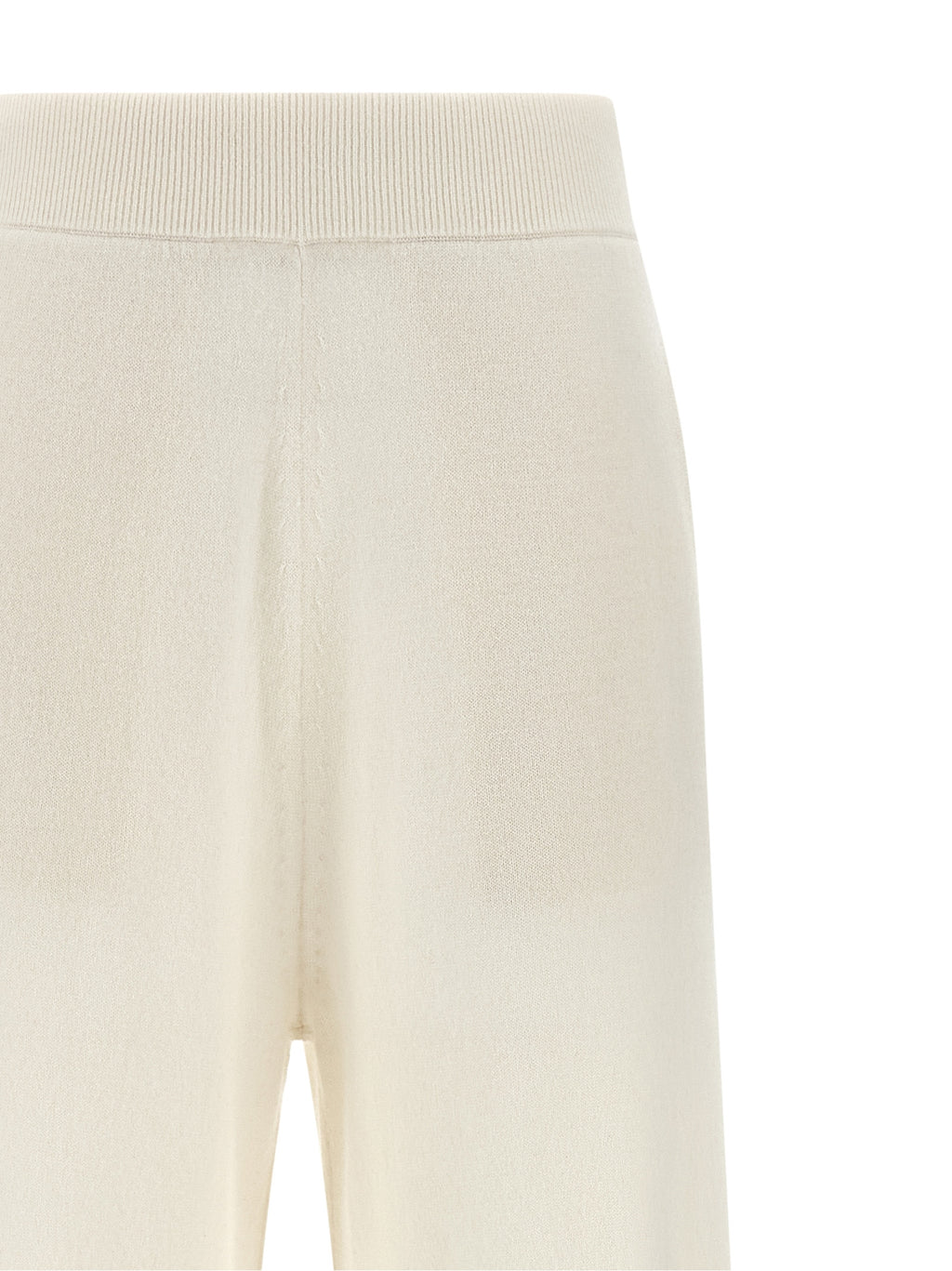 White Cashmere Casual Pants