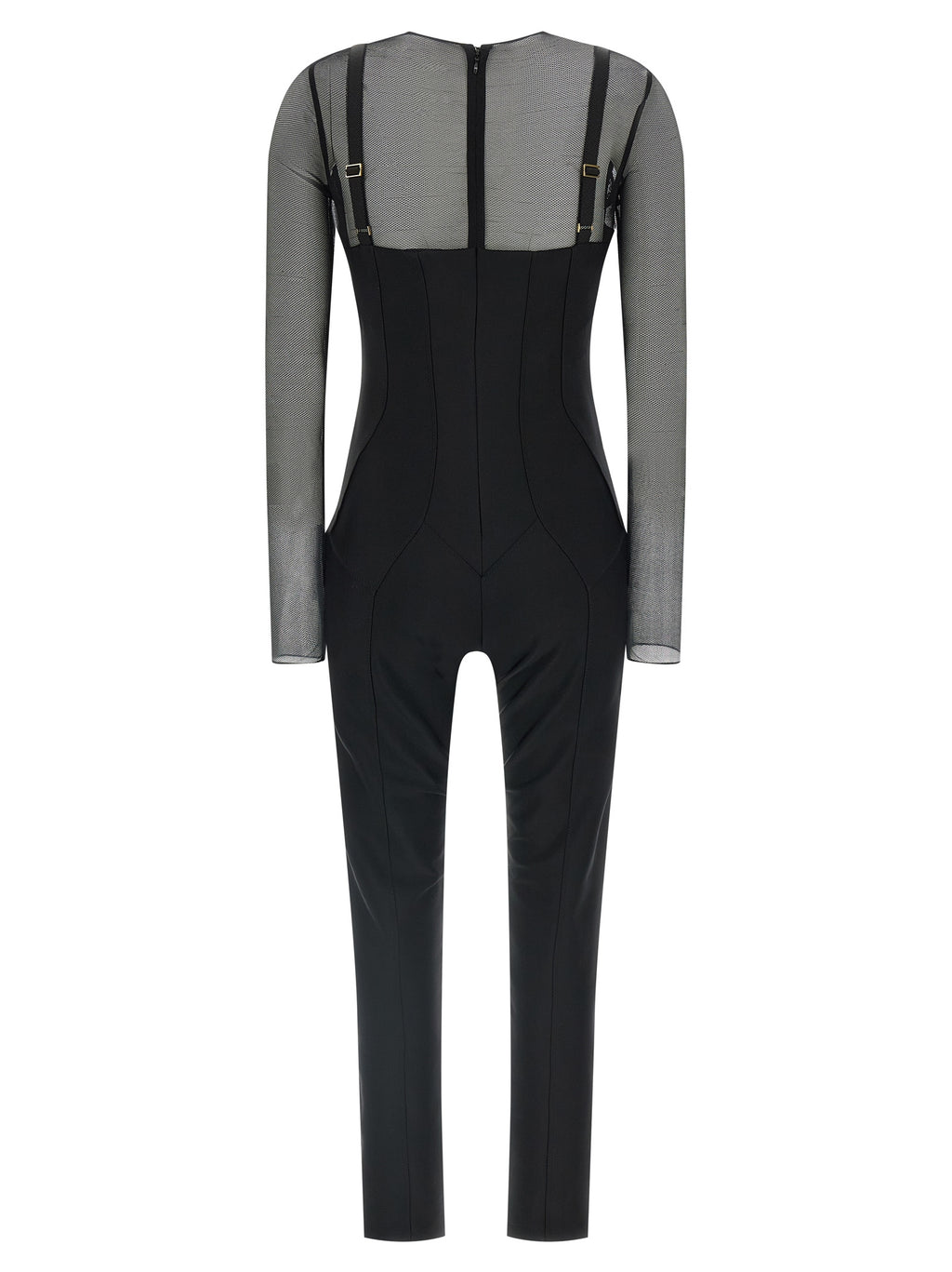 Black Polyamide Jumpsuit