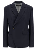 Blue Cotton Blazer