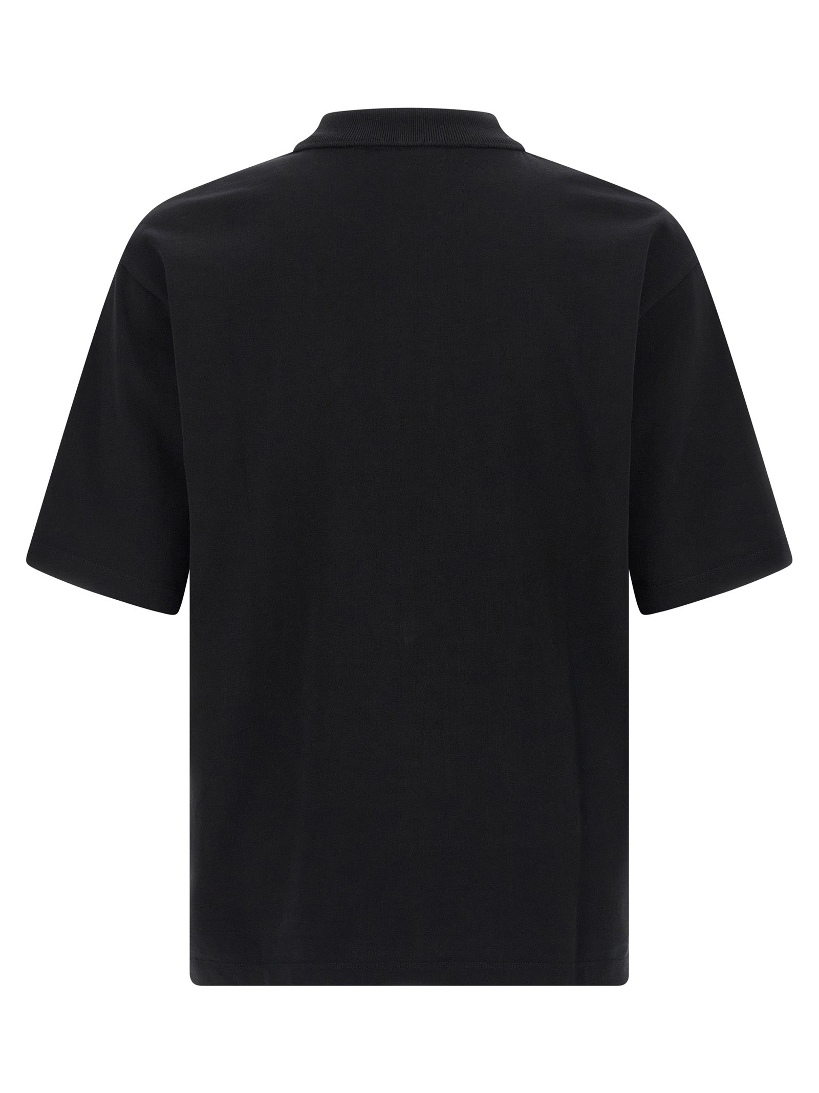Black Cotton Polo Shirt