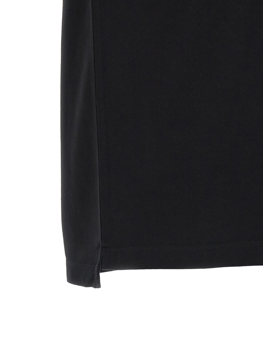 Black Cotton Polo Shirt