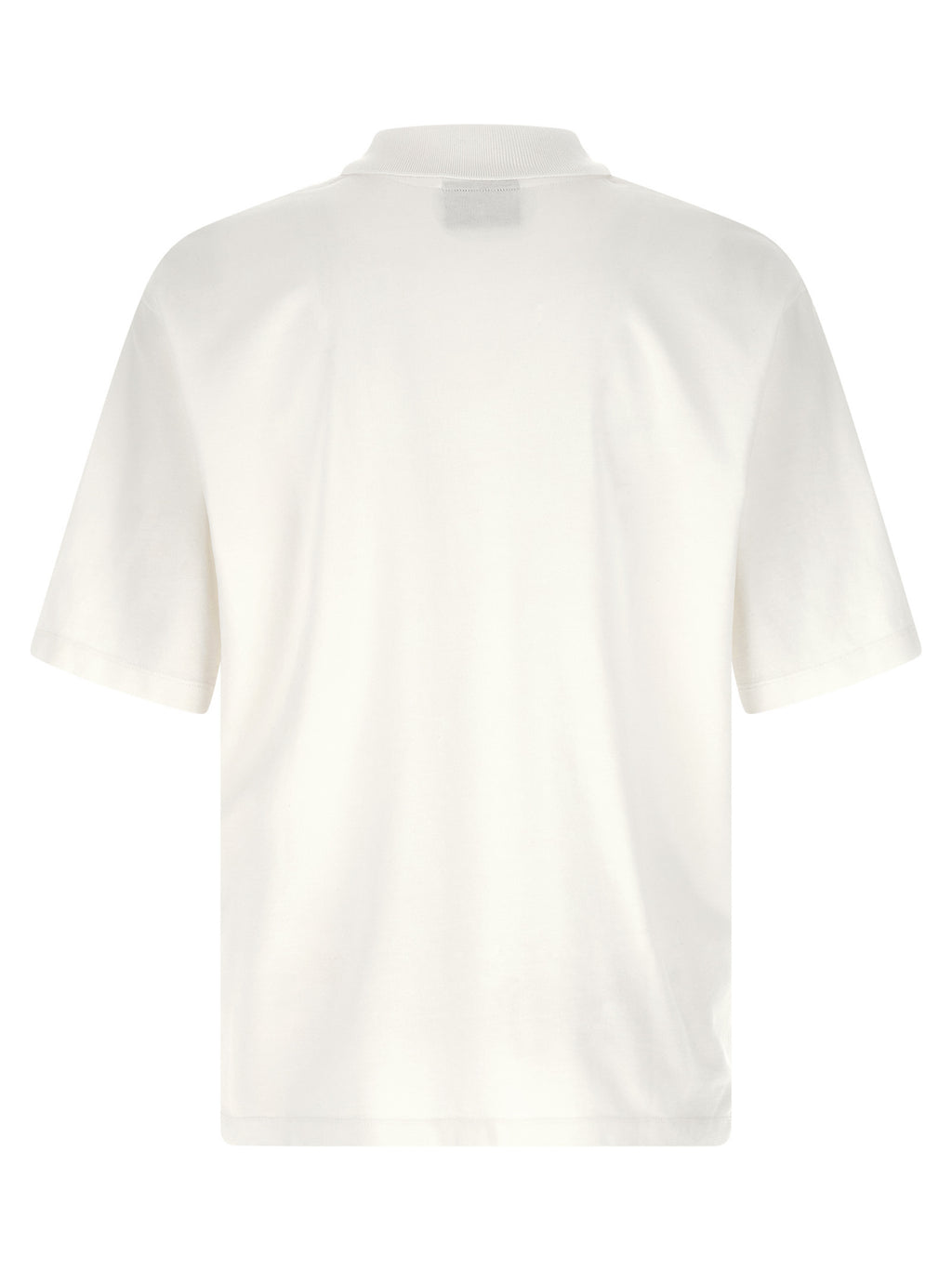 White Cotton Polo Shirt
