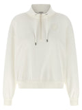 White Cotton Sweatshirt