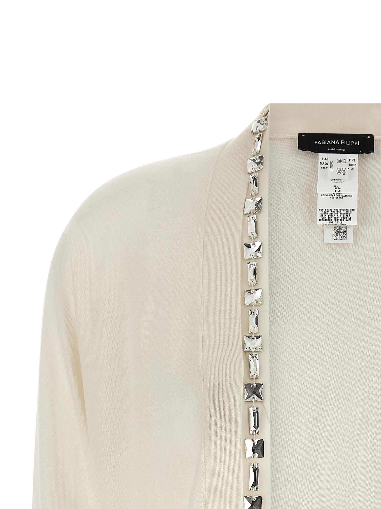 White Cashmere Cardigan