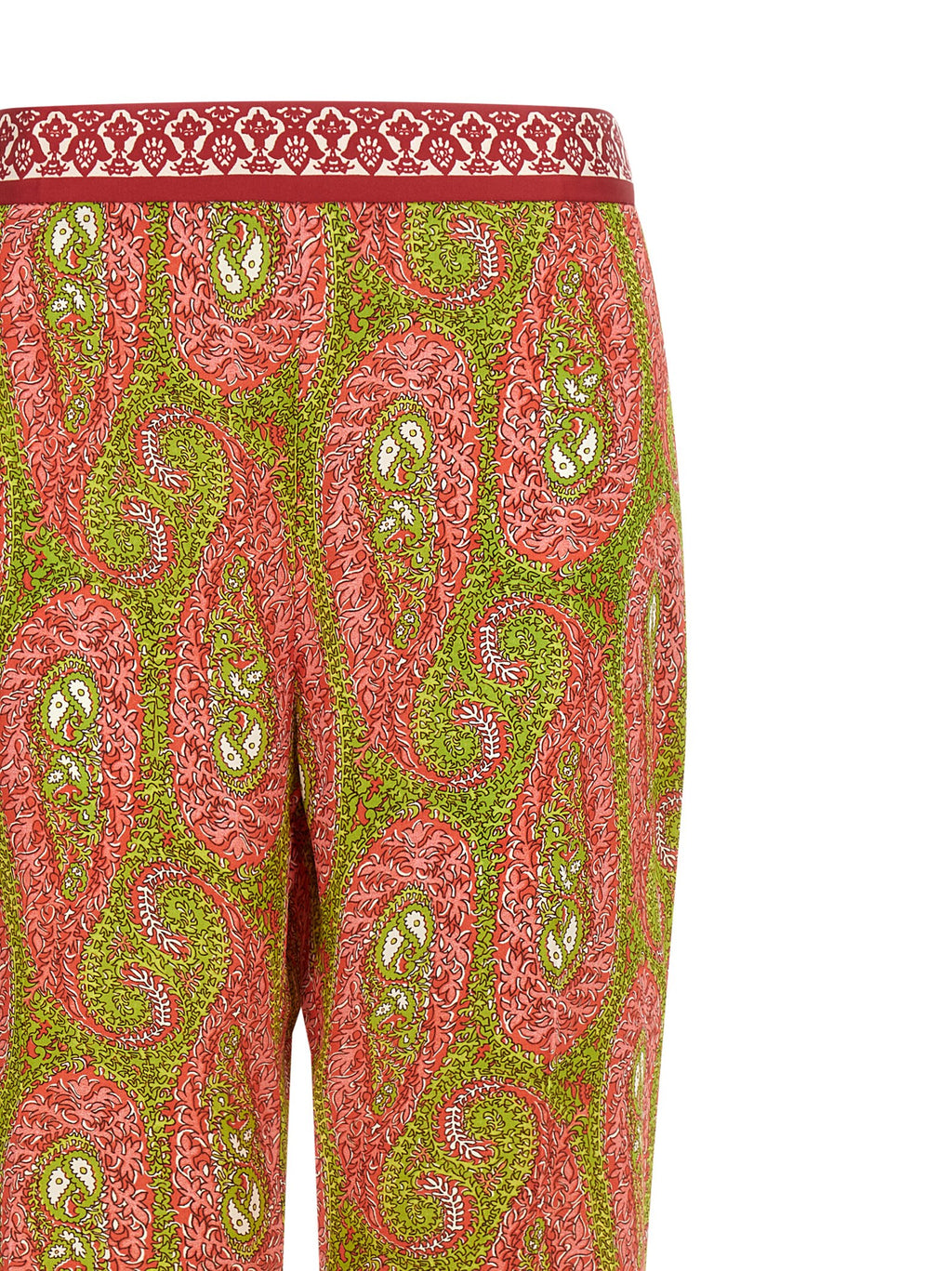 Multicolor Polyester Pants