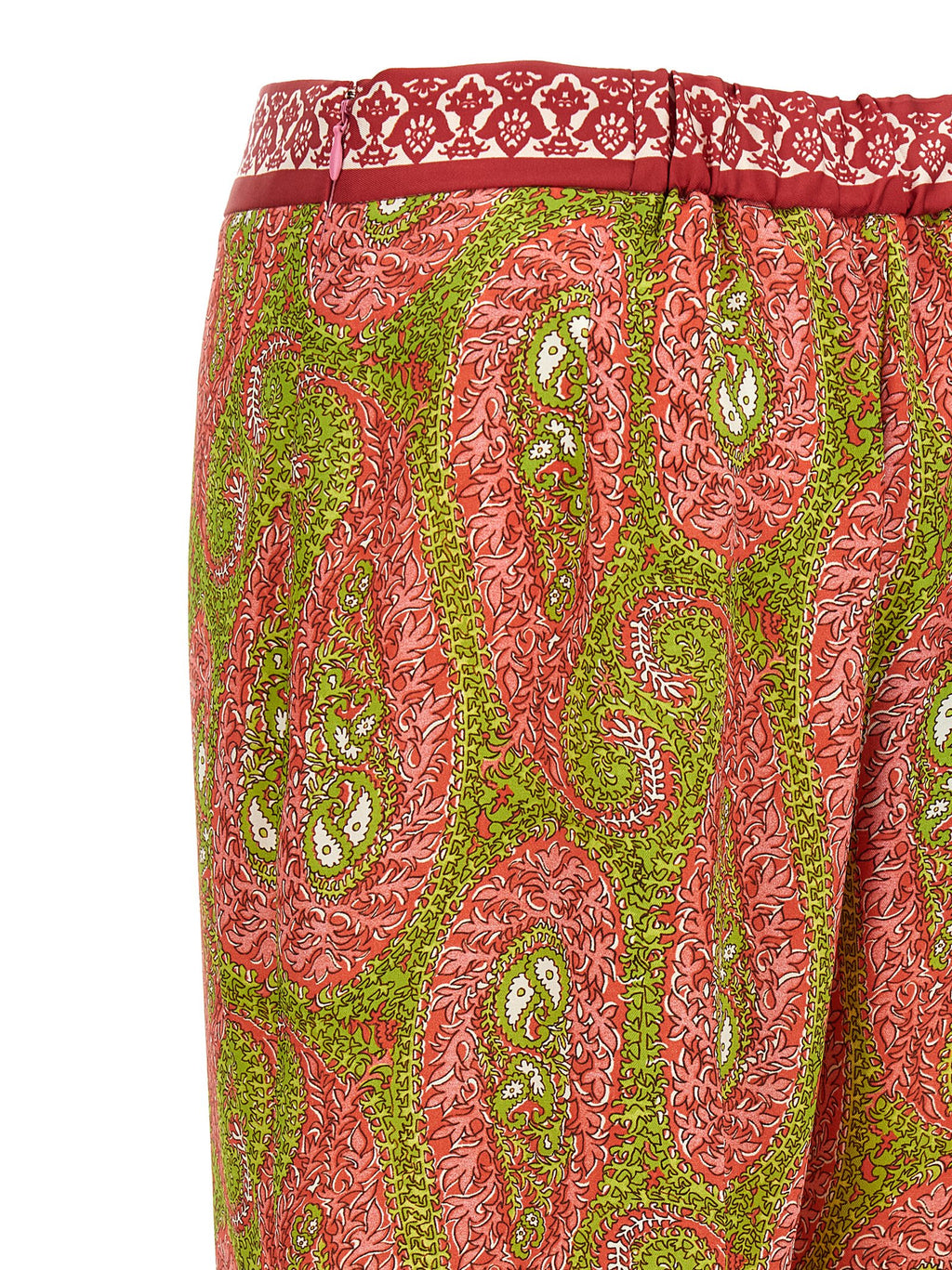 Multicolor Polyester Pants