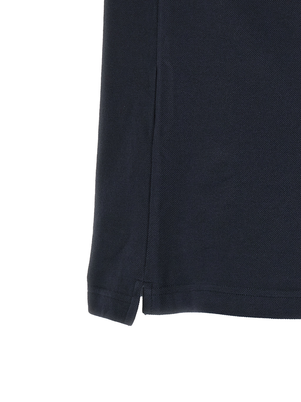 Blue Cotton Polo Shirt