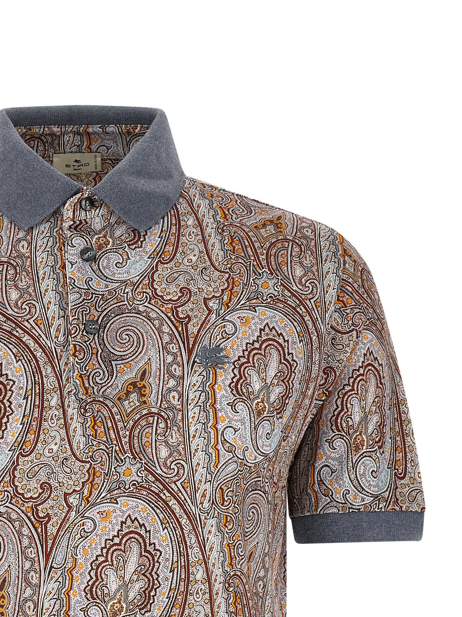 Multicolor Cotton Polo Shirt